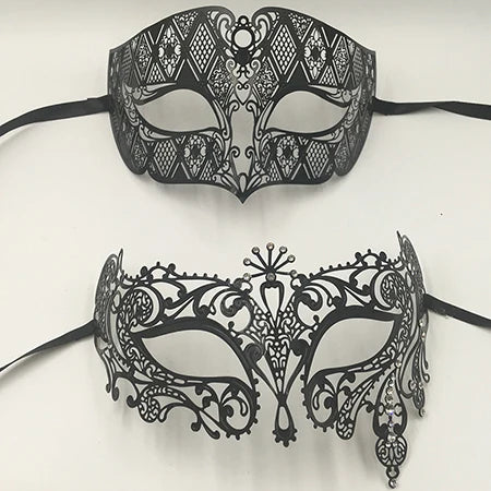 Royal Couple™ Venetian Masquerade Mask Set