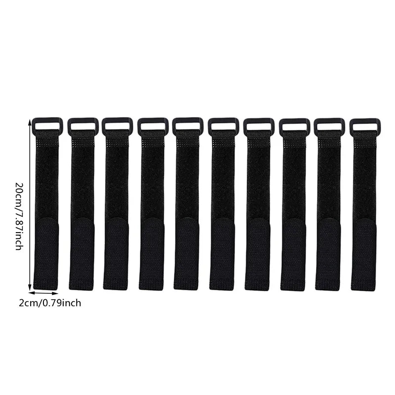 RodGrip™ Strap Set – 10pcs Reusable Fishing Rod Ties