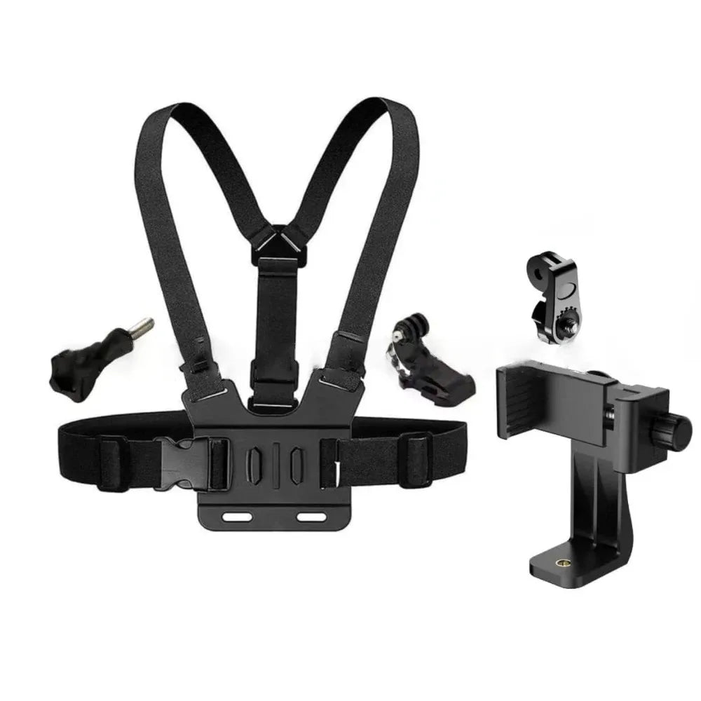 ChestGrip™ Pro - Adjustable Chest Mount Phone & Action Cam Holder