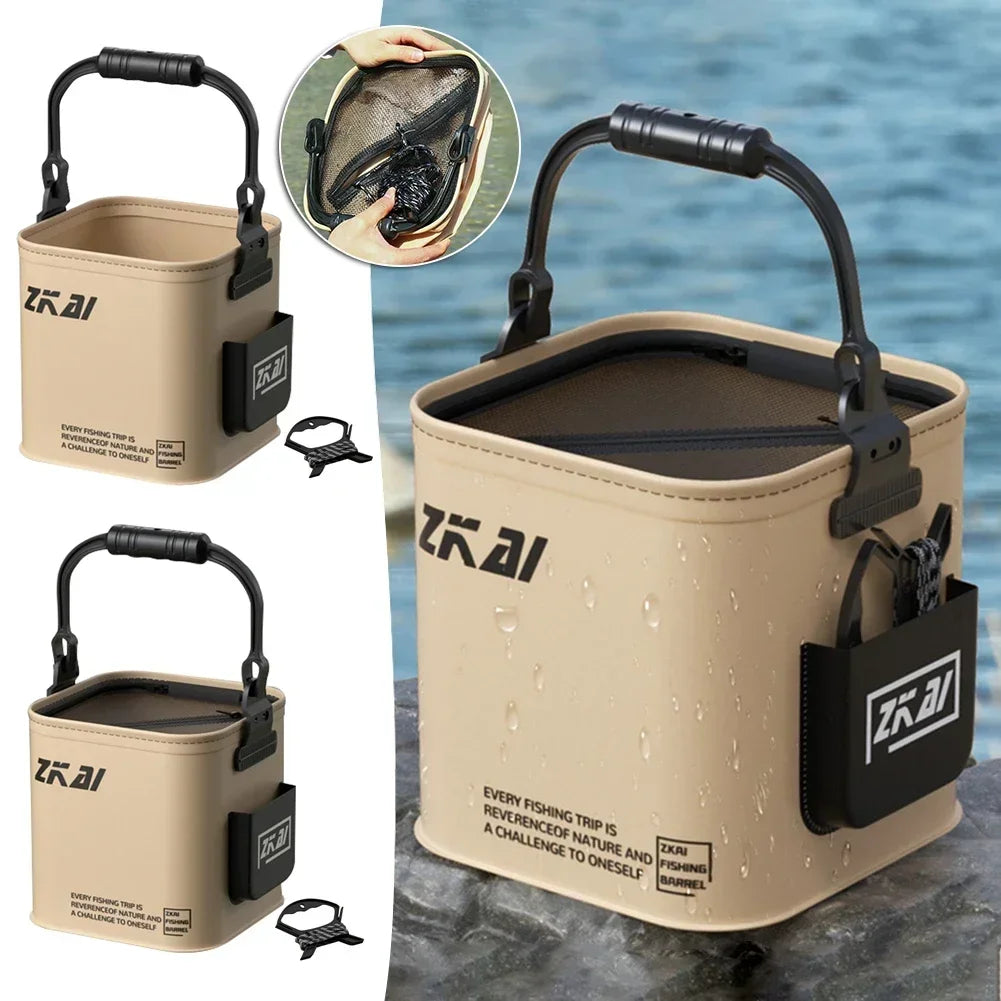 AquaTrek™ Foldable Fishing Bucket