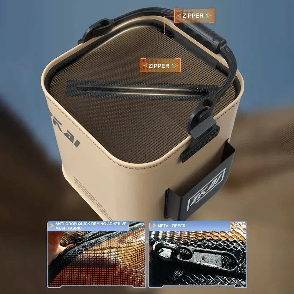 AquaTrek™ Foldable Fishing Bucket