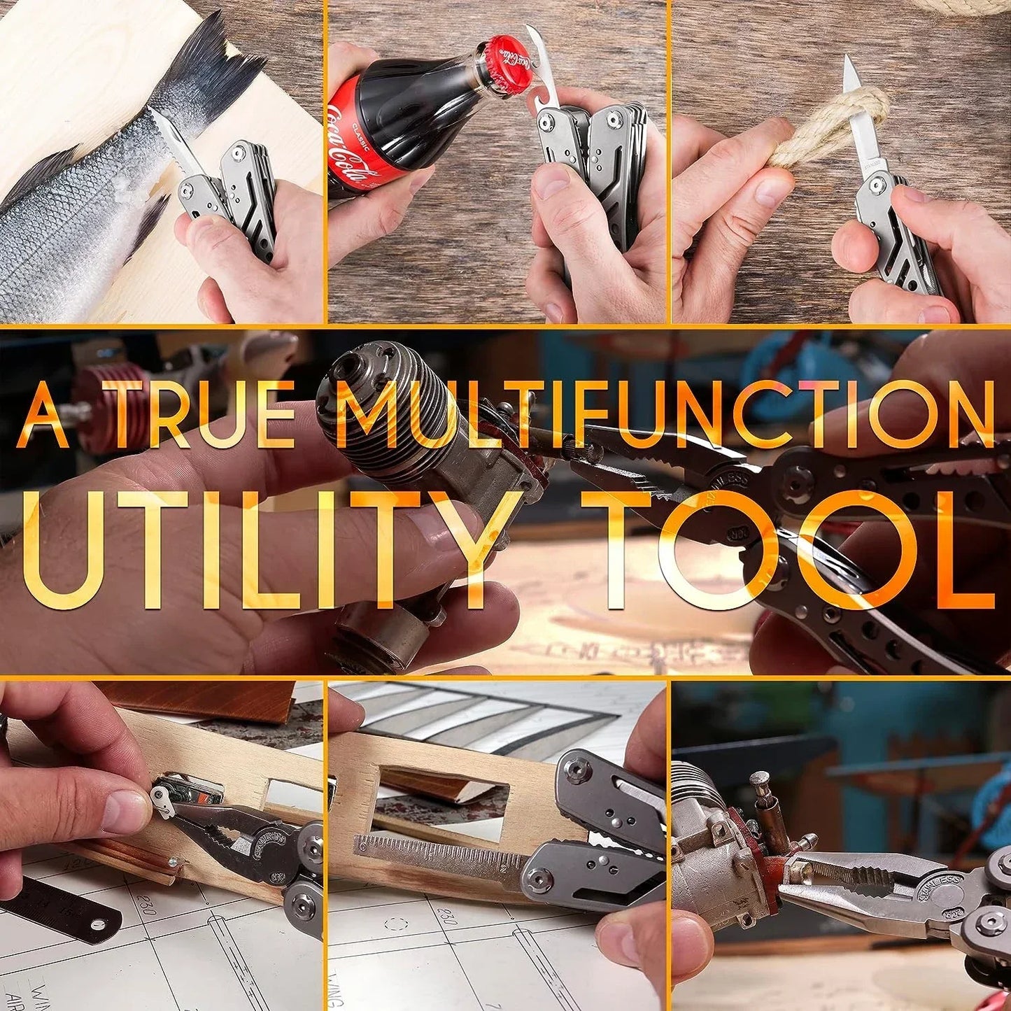 SankeRescue™ 24-in-1 Mini Multitool Pliers
