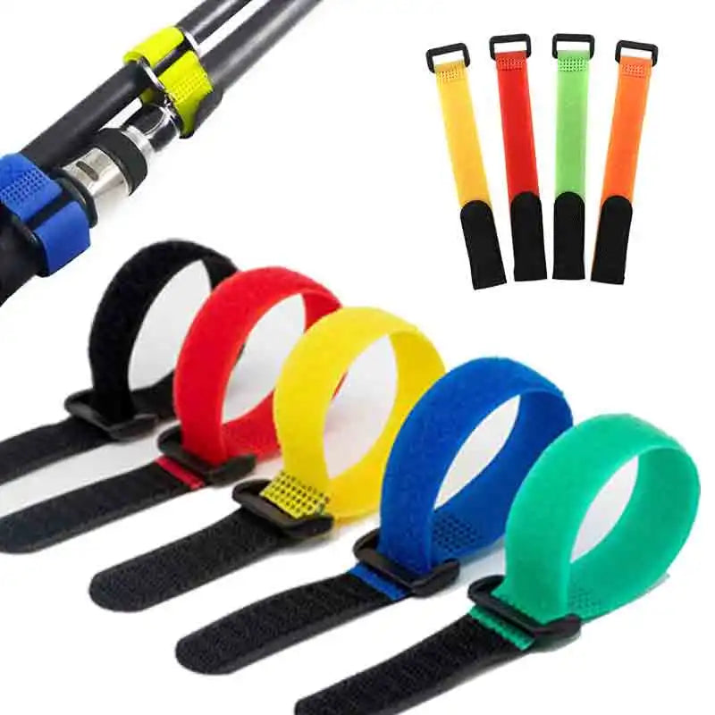 RodGrip™ Strap Set – 10pcs Reusable Fishing Rod Ties