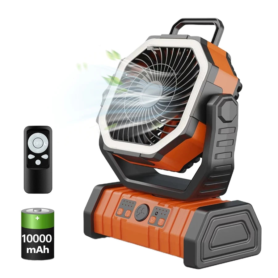 BreezeHook™ 270° Camping Fan & Light