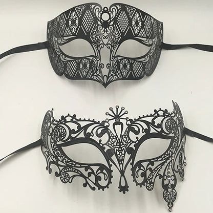Royal Couple™ Venetian Masquerade Mask Set
