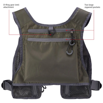 AeroVest™ FV08 Lightweight Fly Fishing Chest Pack