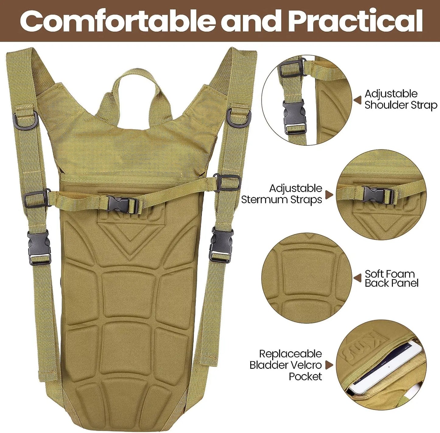 HydroTrek™ 3L Sport Hydration Backpack