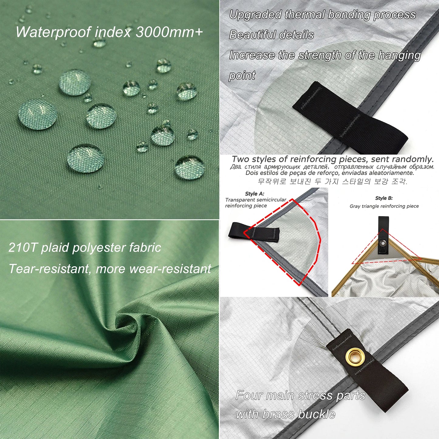 StormGuard Pro – Waterproof Multi-Purpose Camping Tarp