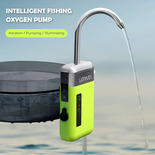 AquaPulse™ 3-in-1 Smart Fishing Oxygen Pump