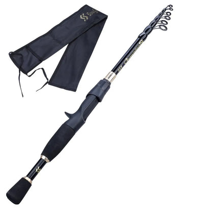 Sougayilang AeroLite™ Telescopic Carbon Fishing Rod (1.8m–2.4m)