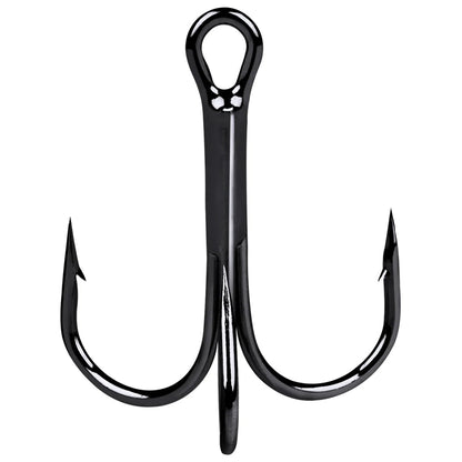 TriStrike™ Triple Barbed Treble Hooks – 20PCS High Carbon Steel Set