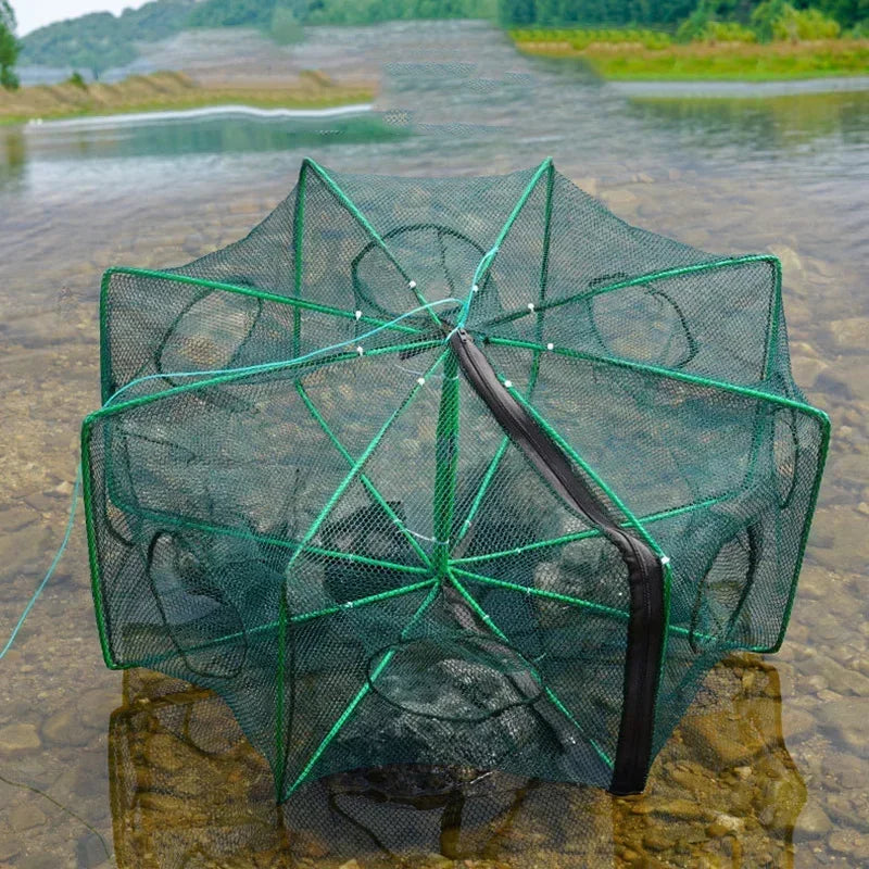 AquaTrap AutoFold™ 6-Hole Fishing Net Cage