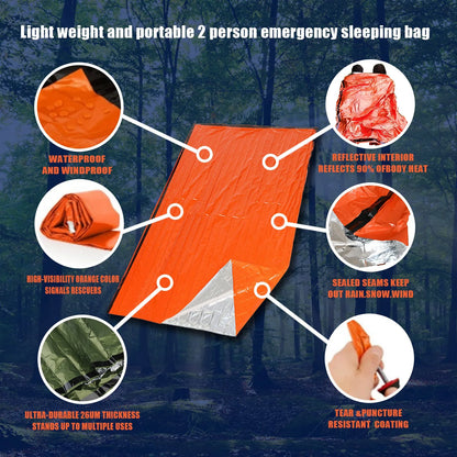 SurvivePro™ Thermal Emergency Sleeping Bag