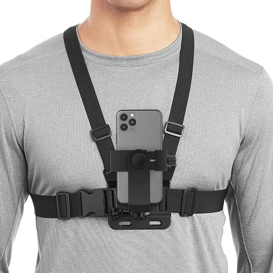 ChestGrip™ Pro - Adjustable Chest Mount Phone & Action Cam Holder