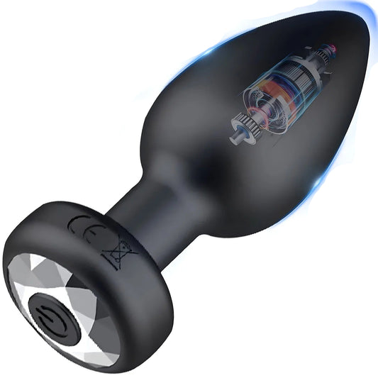 ErosPlug™ Vibrating Silicone Anal Plug