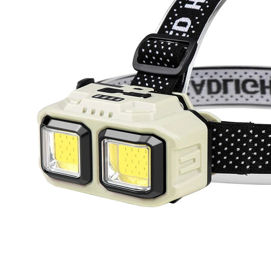 Powerful COB USB Rechargeable Headlamp