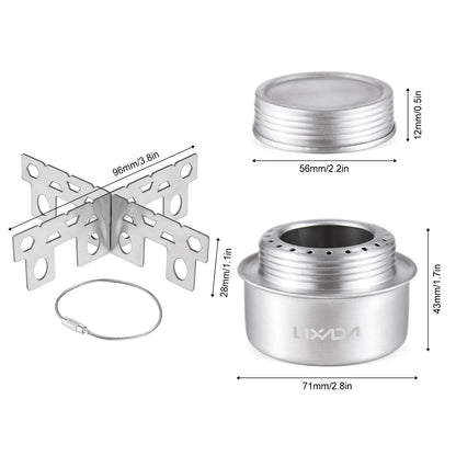 TrailFlame™ Ultralight Alcohol Stove Set