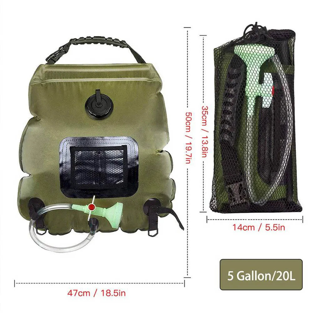 AquaCamp™ 20L Portable Camping Shower Bag