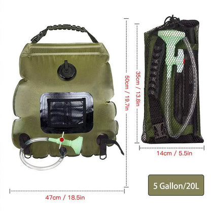 AquaCamp™ 20L Portable Camping Shower Bag