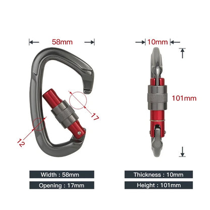 ForgePro 25kN Screwgate Carabiner