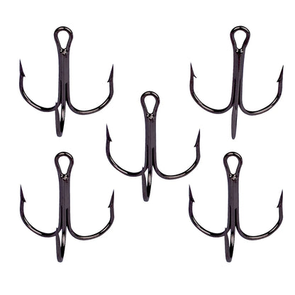 TriStrike™ Triple Barbed Treble Hooks – 20PCS High Carbon Steel Set