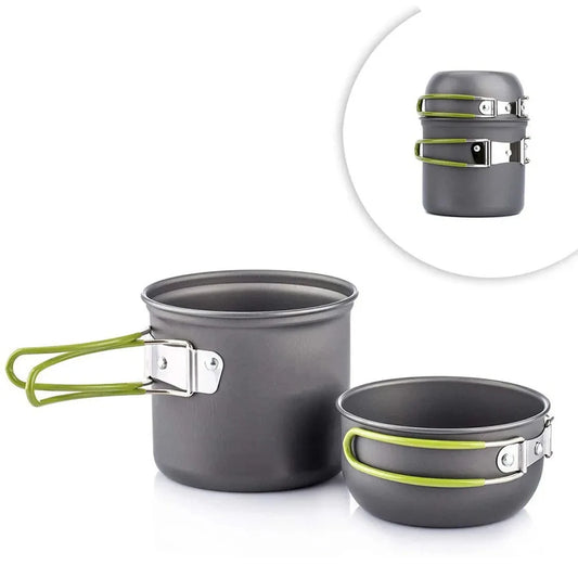 TrailMaster Portable Camping Cookware Set
