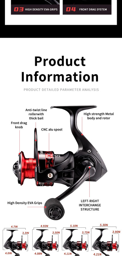 Rooblinos™ Dual-Mode Spinning Reel