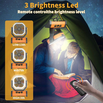 BreezeHook™ 270° Camping Fan & Light