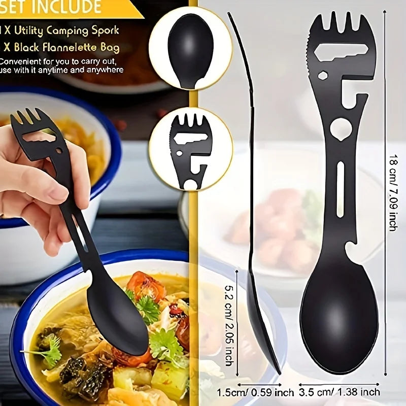 OutGear Compact Survival Spork & Knife