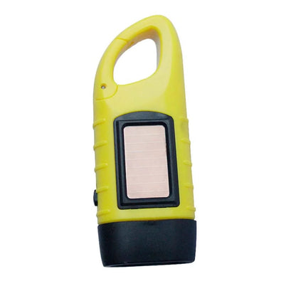 Solar Hand Crank LED Flashlight