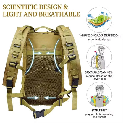 TacticalPro Fishing & Outdoor Backpack