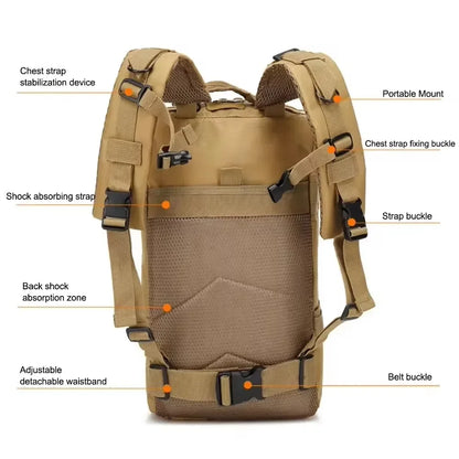 TacticalPro Fishing & Outdoor Backpack