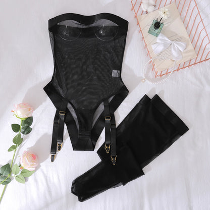 Noir Temptation™ Mesh Bodysuit