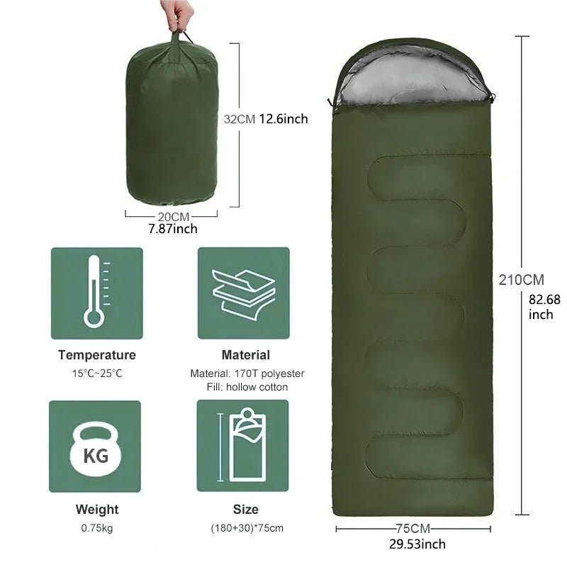 TrekShell Ultralight 4-Season Sleeping Bag