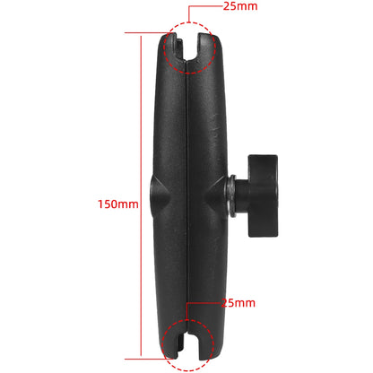 MountCore X1 – Universal Double Socket Extension Arm for 1" Ball Mounts