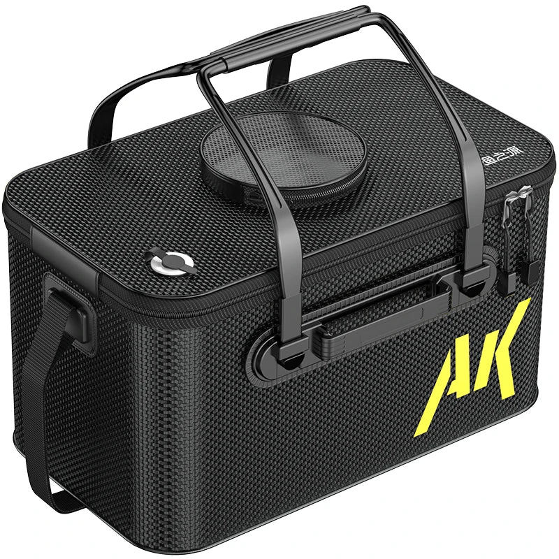 AquaVault™ Foldable Live Fish Bucket