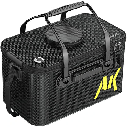 AquaVault™ Foldable Live Fish Bucket