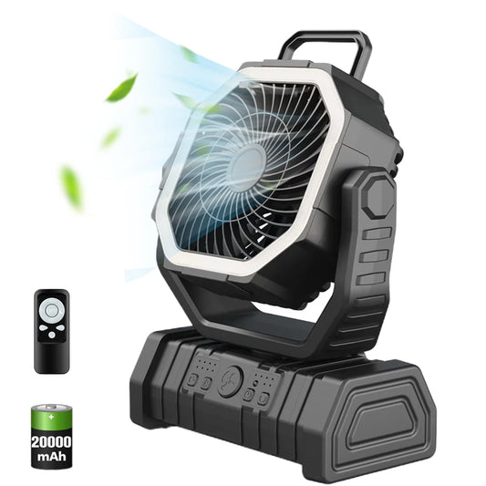 BreezeHook™ 270° Camping Fan & Light