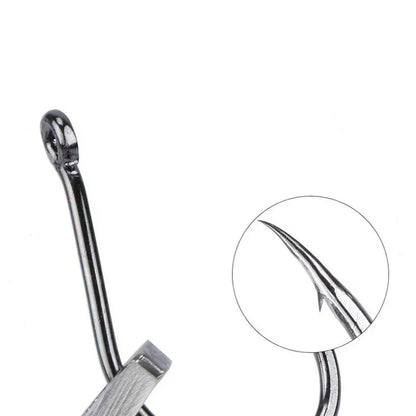 ProCatch™ 400pcs High Carbon Steel Barbed Fishing Hooks