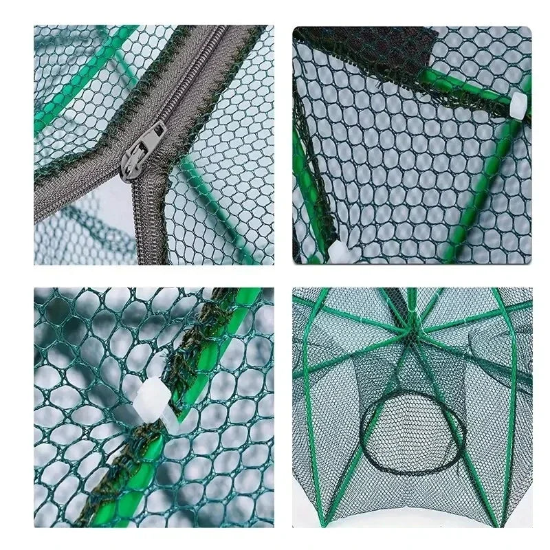 AquaTrap AutoFold™ 6-Hole Fishing Net Cage
