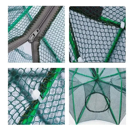 AquaTrap AutoFold™ 6-Hole Fishing Net Cage