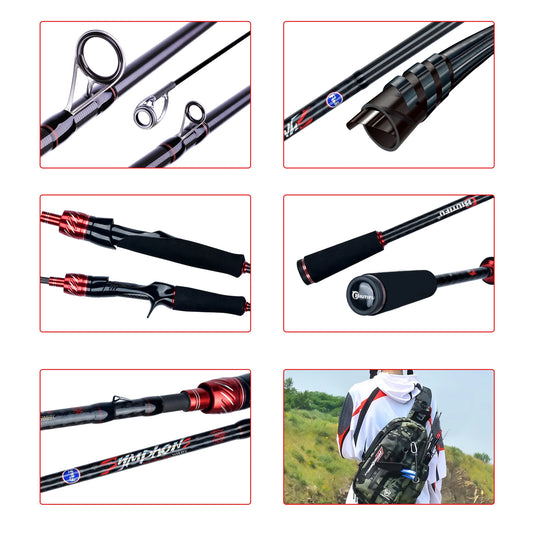AeroQuest™ T800 Carbon Travel Lure Rod