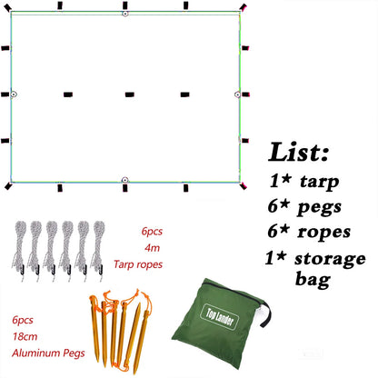 StormGuard Pro – Waterproof Multi-Purpose Camping Tarp