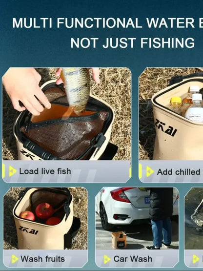AquaTrek™ Foldable Fishing Bucket