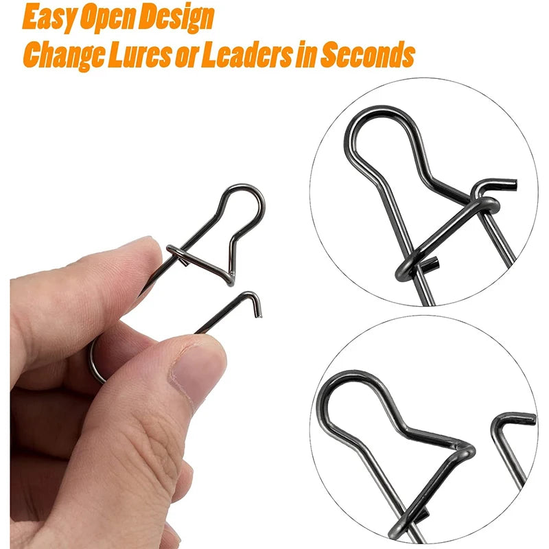 QuickLock™ Stainless Steel Snap Clip