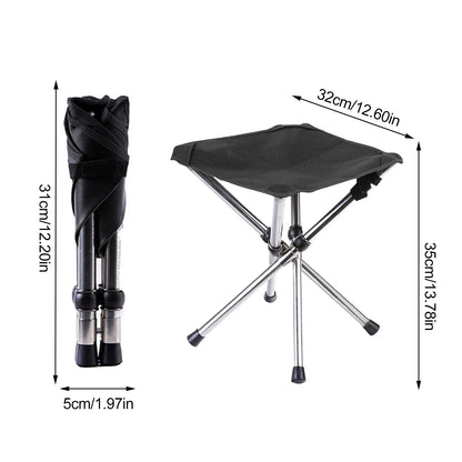 Portable Folding Tripod Stool