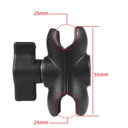 MountCore X1 – Universal Double Socket Extension Arm for 1" Ball Mounts