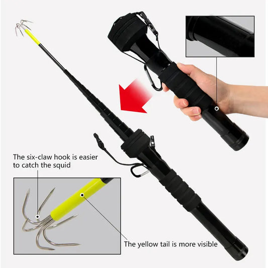 AquaHook™ 6-Prong Telescopic Squid & Octopus Gaff