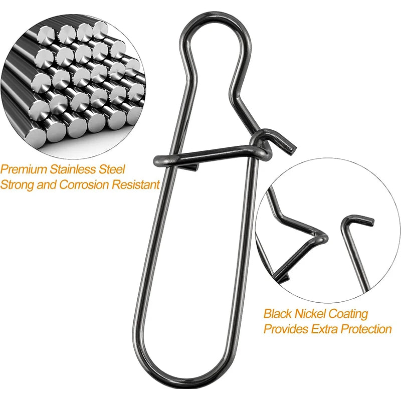 QuickLock™ Stainless Steel Snap Clip